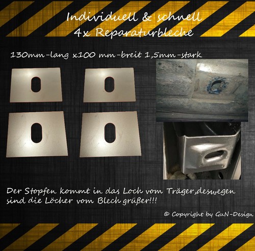 Bmw e39 reparaturbleche - 4x,